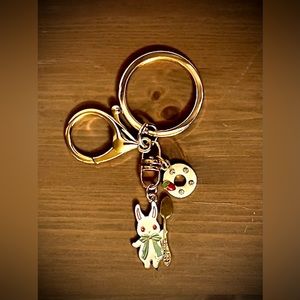 ✨NWOT✨ BUNNY W/ SPOON & DONUT KEYRING/CHARM